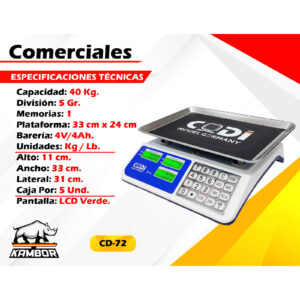 Balanza Comercial CD-72