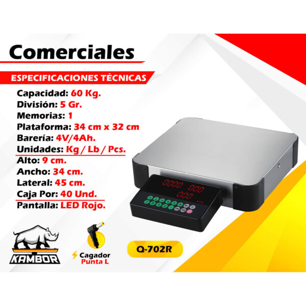 Balanza Comercial Q-702R