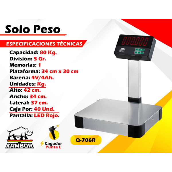 Balanza Comercial Q-706R