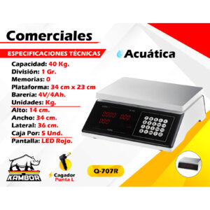 Balanza Comercial Q-707R